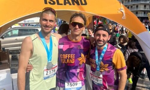 COFFEE ISLAND ACTIVELY PARTICIPATED IN THE PATRAS HALF MARATHON.